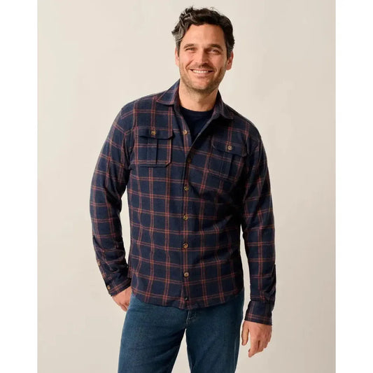 JUDAH FLANNEL-MENS SHIRTS-JOHNNIE-O-JB Evans Fashions & Footwear