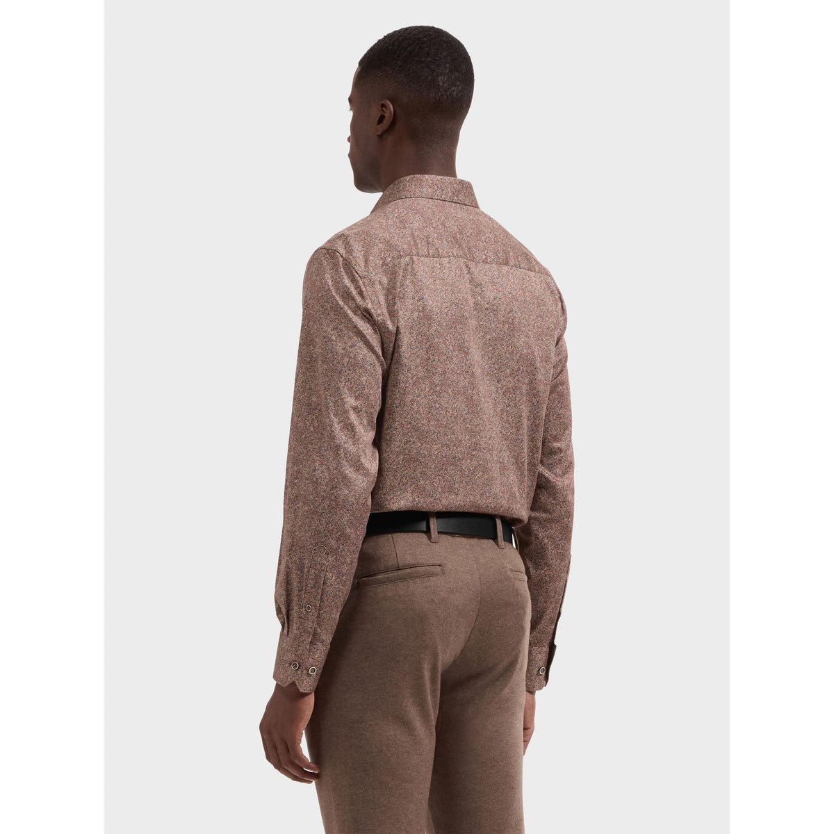 JULIAN WOVEN SHAPED FIT-MENS SHIRTS-BUGATCHI-JB Evans Fashions & Footwear