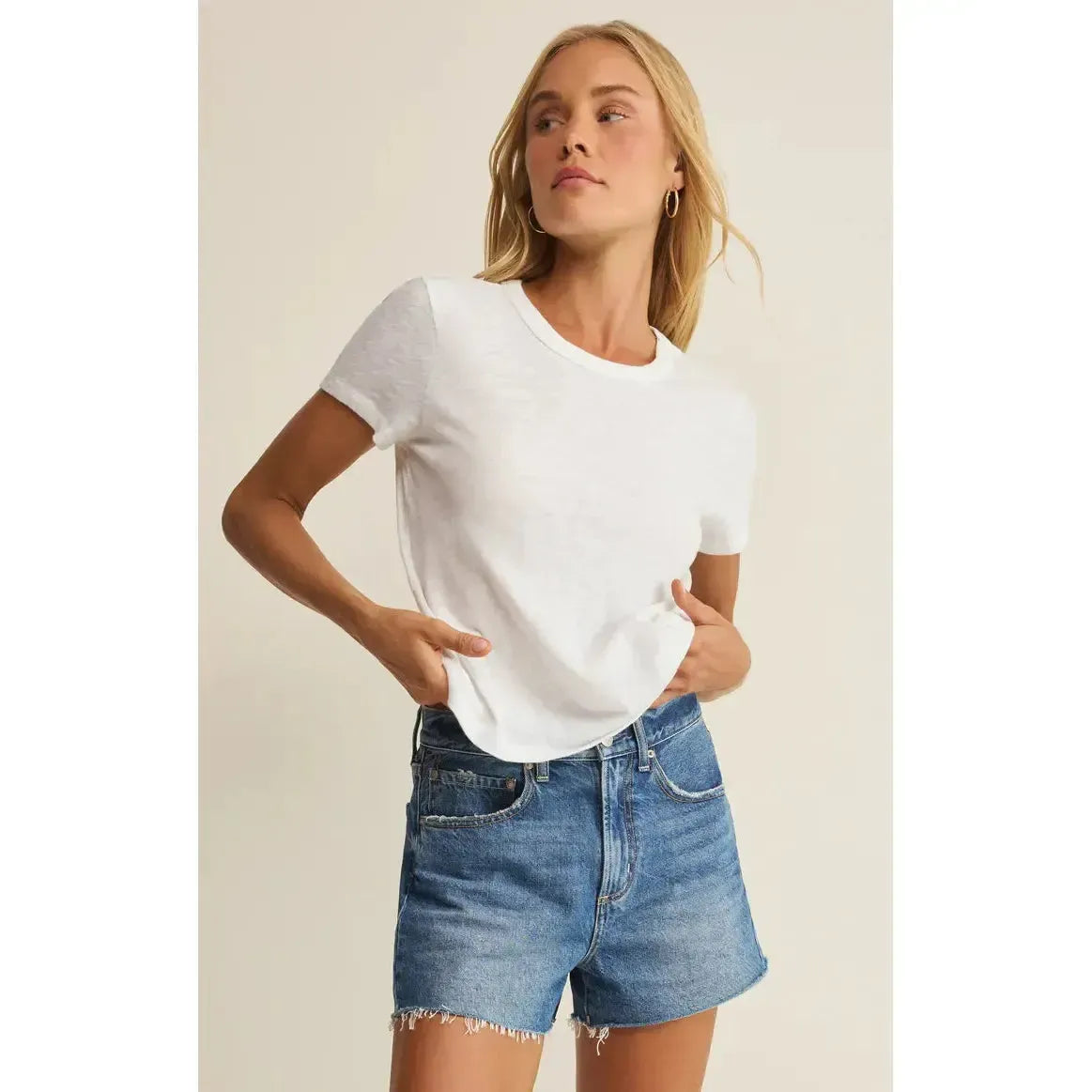 JUNIE SLUB TEE-LADIES T-SHIRTS & TANKS-Z SUPPLY-JB Evans Fashions & Footwear