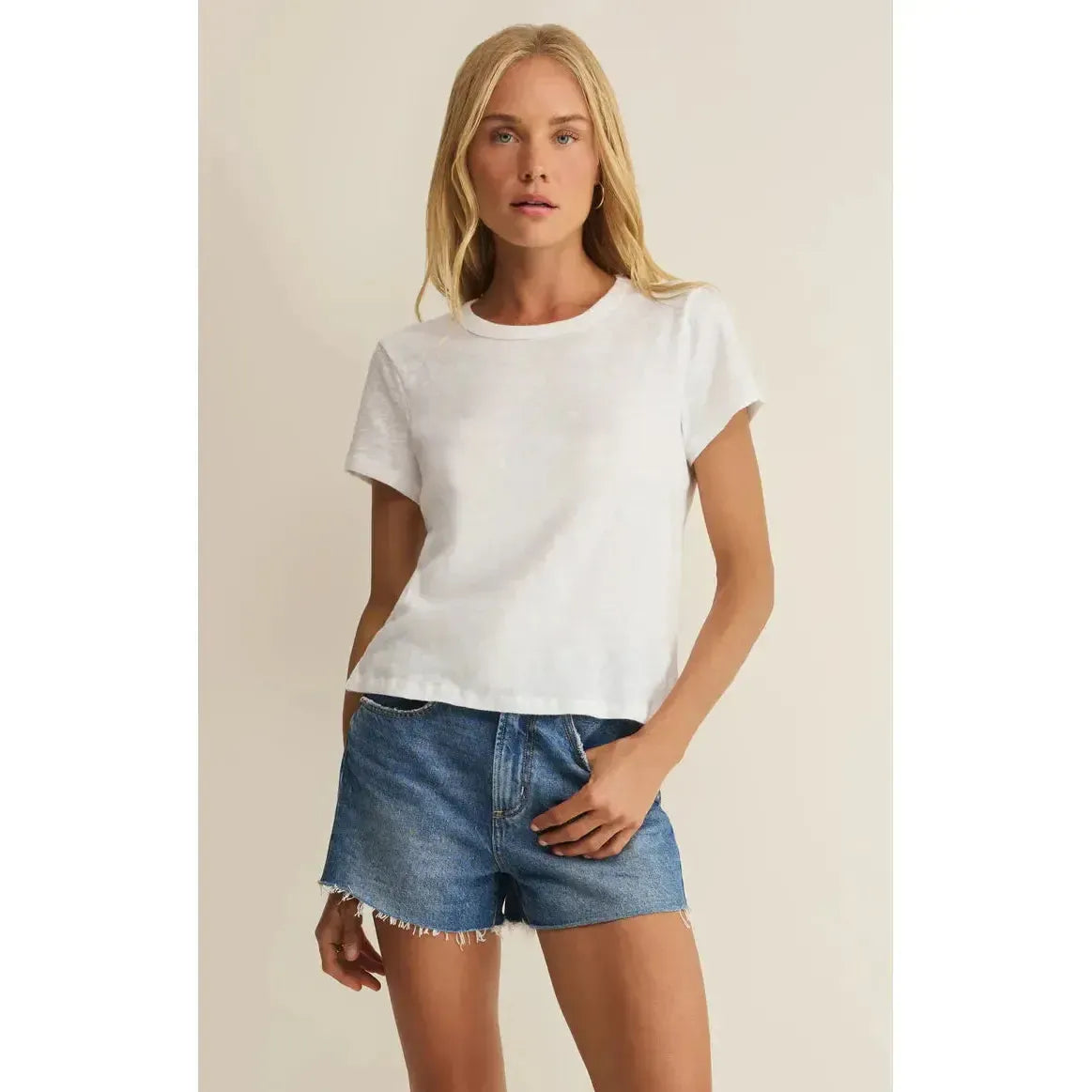 JUNIE SLUB TEE-LADIES T-SHIRTS & TANKS-Z SUPPLY-JB Evans Fashions & Footwear