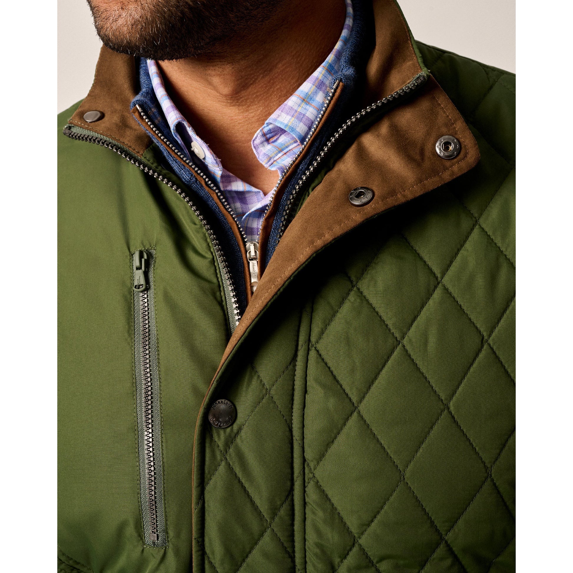 JUNO QUILTED COAT-MENS LIGHTWEIGHT COATS & JACKETS-JOHNNIE-O-JB Evans Fashions & Footwear