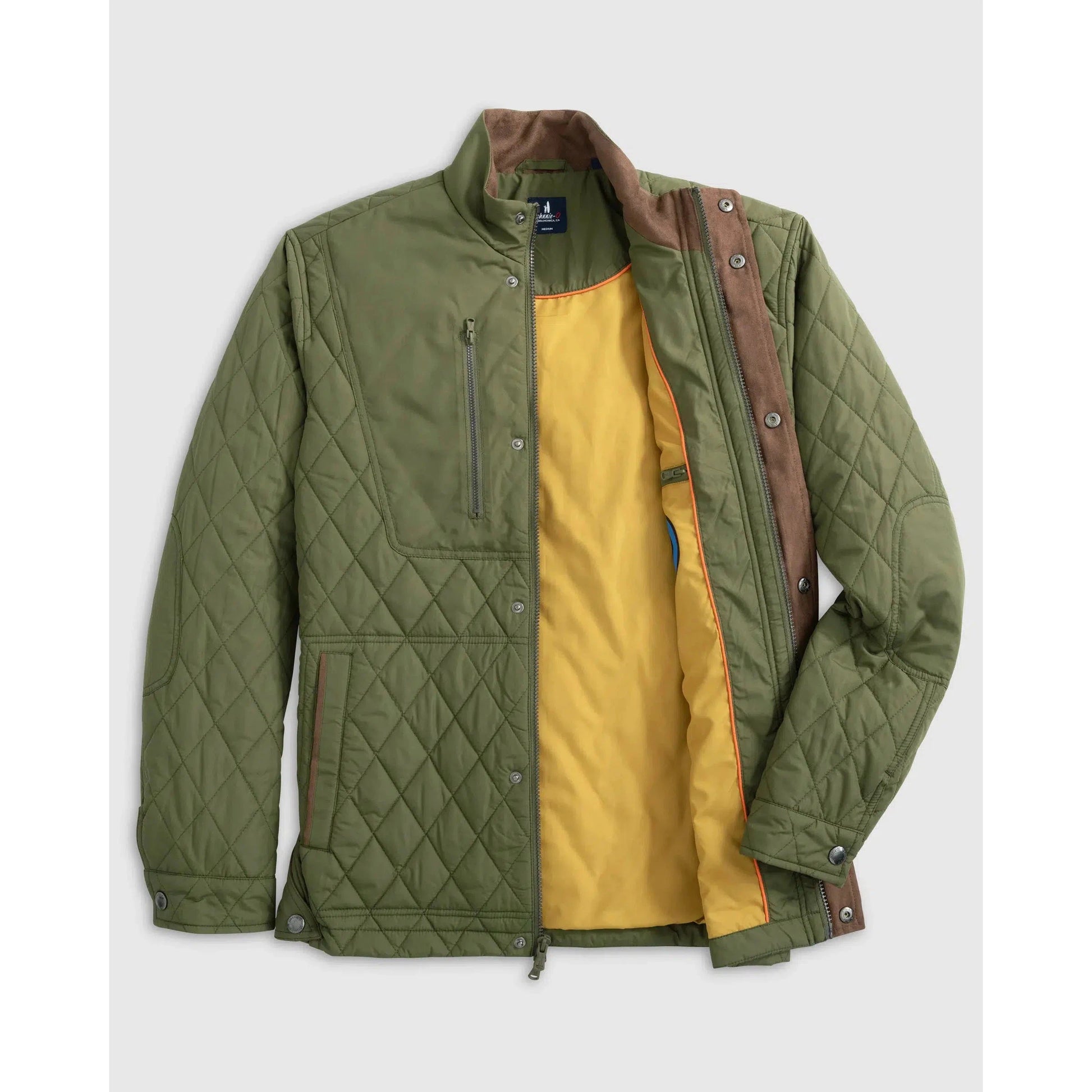 JUNO QUILTED COAT-MENS LIGHTWEIGHT COATS & JACKETS-JOHNNIE-O-JB Evans Fashions & Footwear