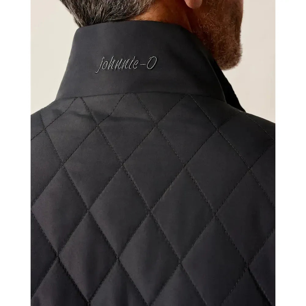 JUNO QUILTED JACKET DARK GRAY-MENS LIGHTWEIGHT COATS & JACKETS-JOHNNIE-O-JB Evans Fashions & Footwear