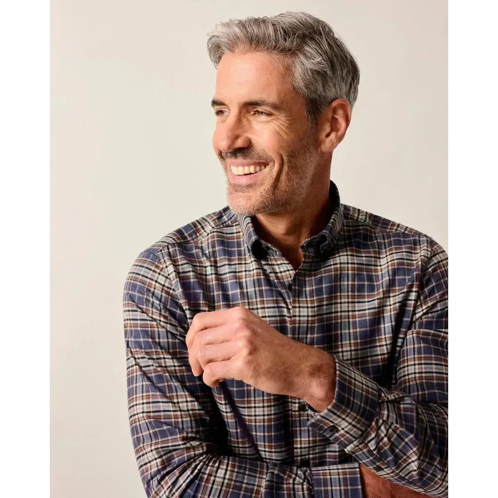 KAMPER PLAID SHIRT-MENS SHIRTS-JOHNNIE-O-JB Evans Fashions & Footwear