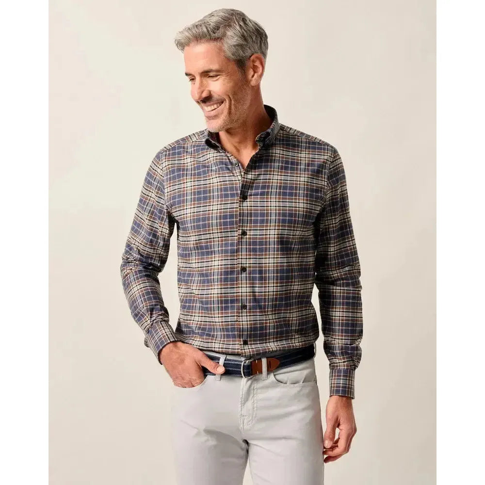 KAMPER PLAID SHIRT-MENS SHIRTS-JOHNNIE-O-JB Evans Fashions & Footwear