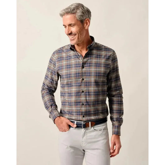 KAMPER PLAID SHIRT-MENS SHIRTS-JOHNNIE-O-JB Evans Fashions & Footwear