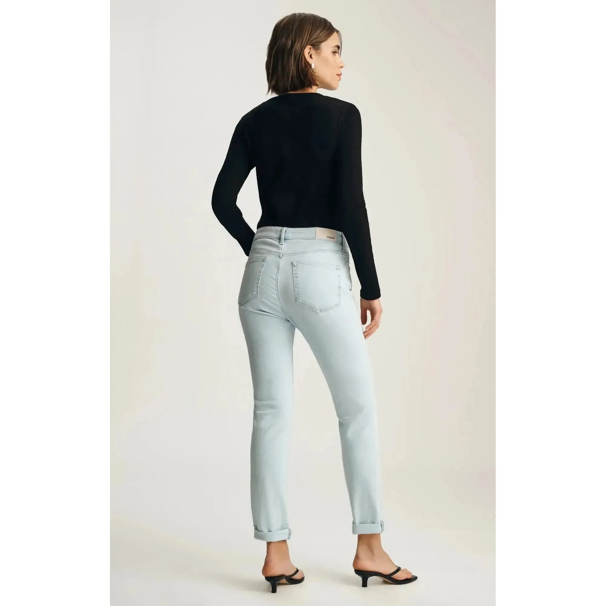 KATHLEEN BLEACHED FEATHER BLUE-LADIES DENIM-MAVI-JB Evans Fashions & Footwear