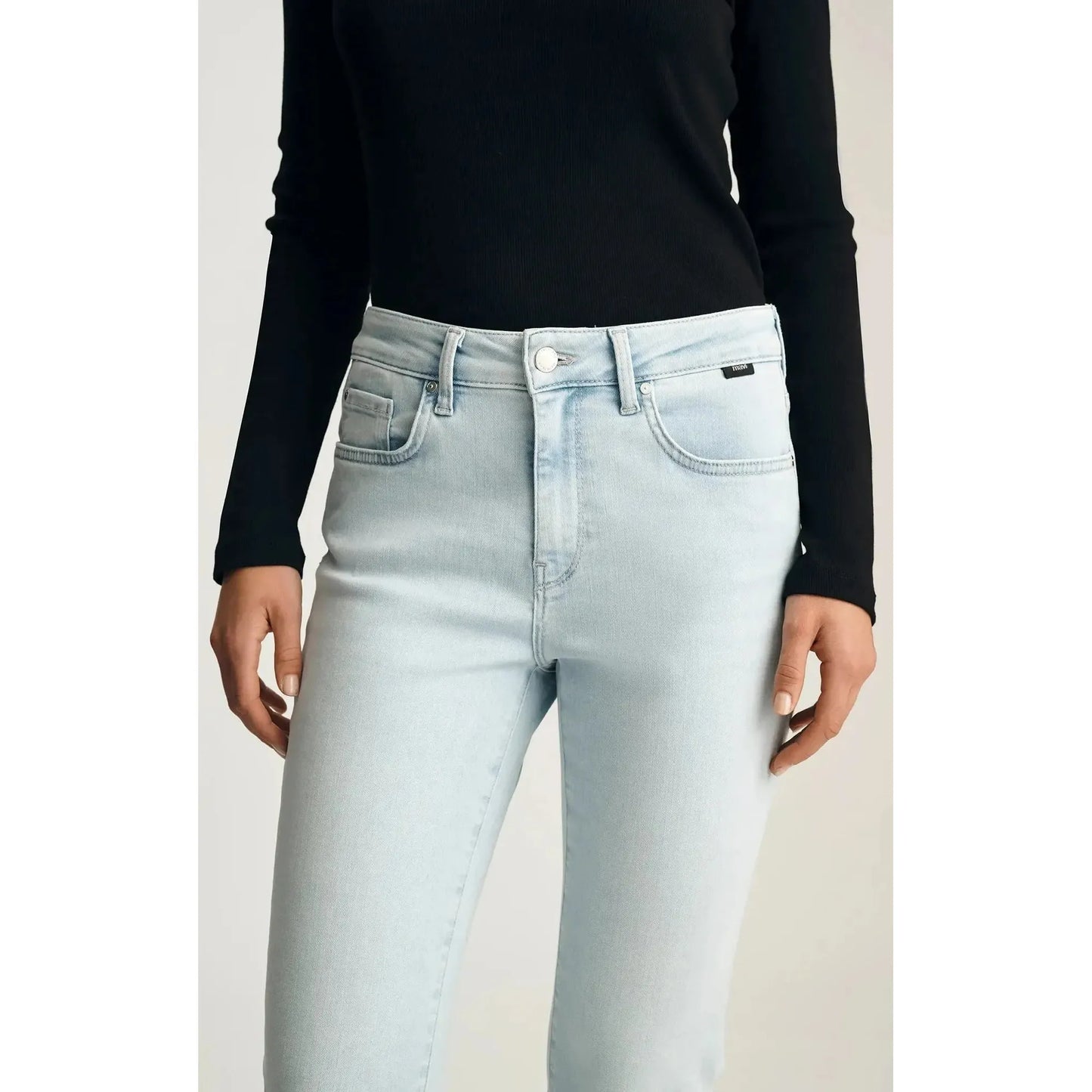 KATHLEEN BLEACHED FEATHER BLUE-LADIES DENIM-MAVI-JB Evans Fashions & Footwear