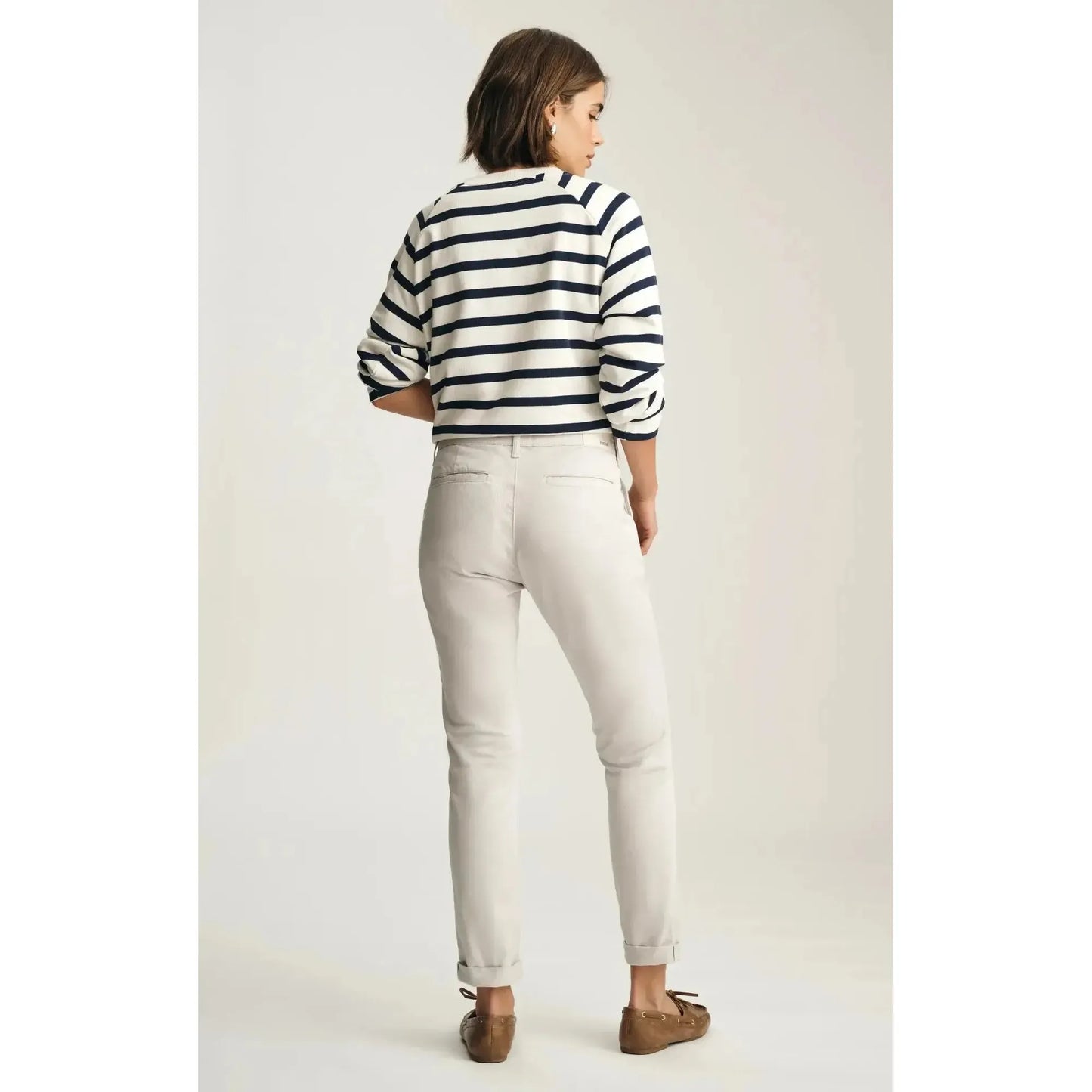 KATHLEEN CHINO PEARLY RIVER TWILL-LADIES PANTS-MAVI-JB Evans Fashions & Footwear