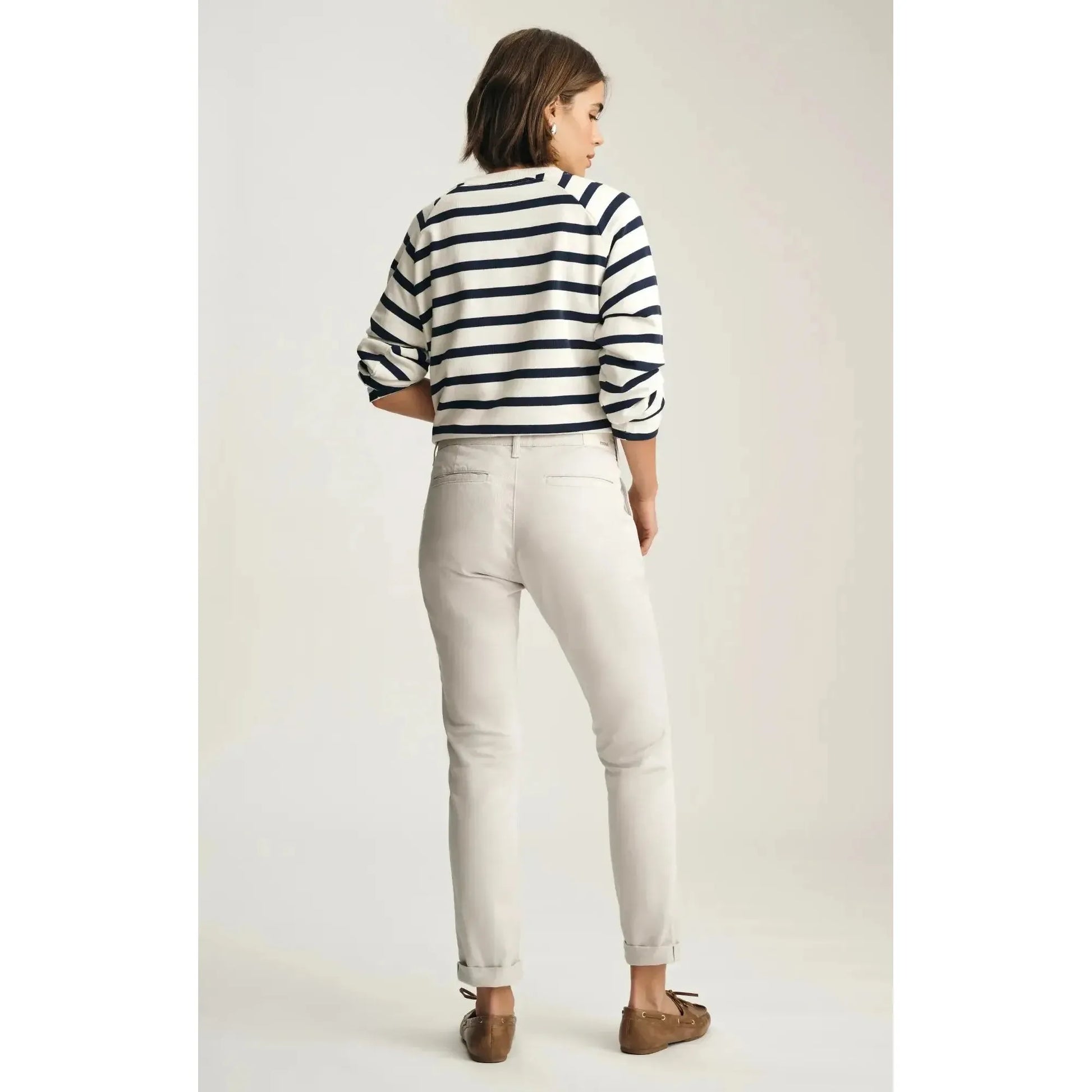 KATHLEEN CHINO PEARLY RIVER TWILL-LADIES PANTS-MAVI-JB Evans Fashions & Footwear