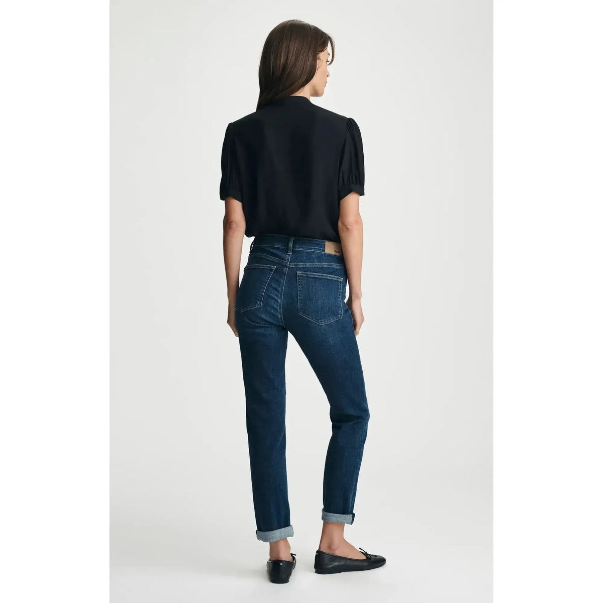 KATHLEEN DARK BLUE FEATHER BLUE-LADIES DENIM-MAVI-JB Evans Fashions & Footwear