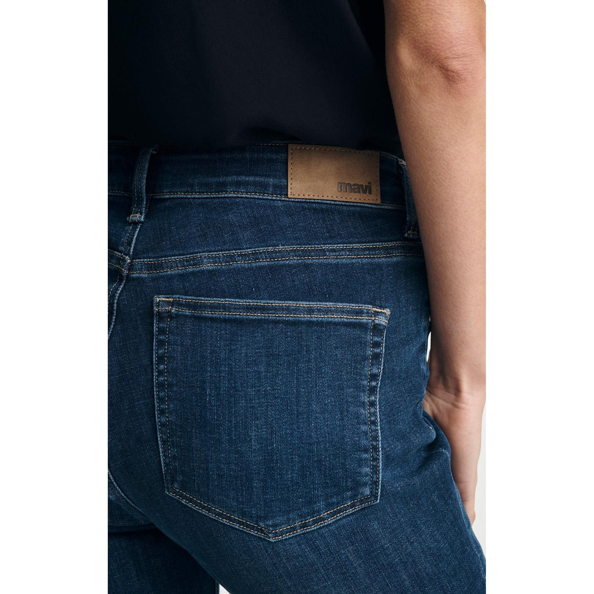 KATHLEEN DARK BLUE FEATHER BLUE-LADIES DENIM-MAVI-JB Evans Fashions & Footwear