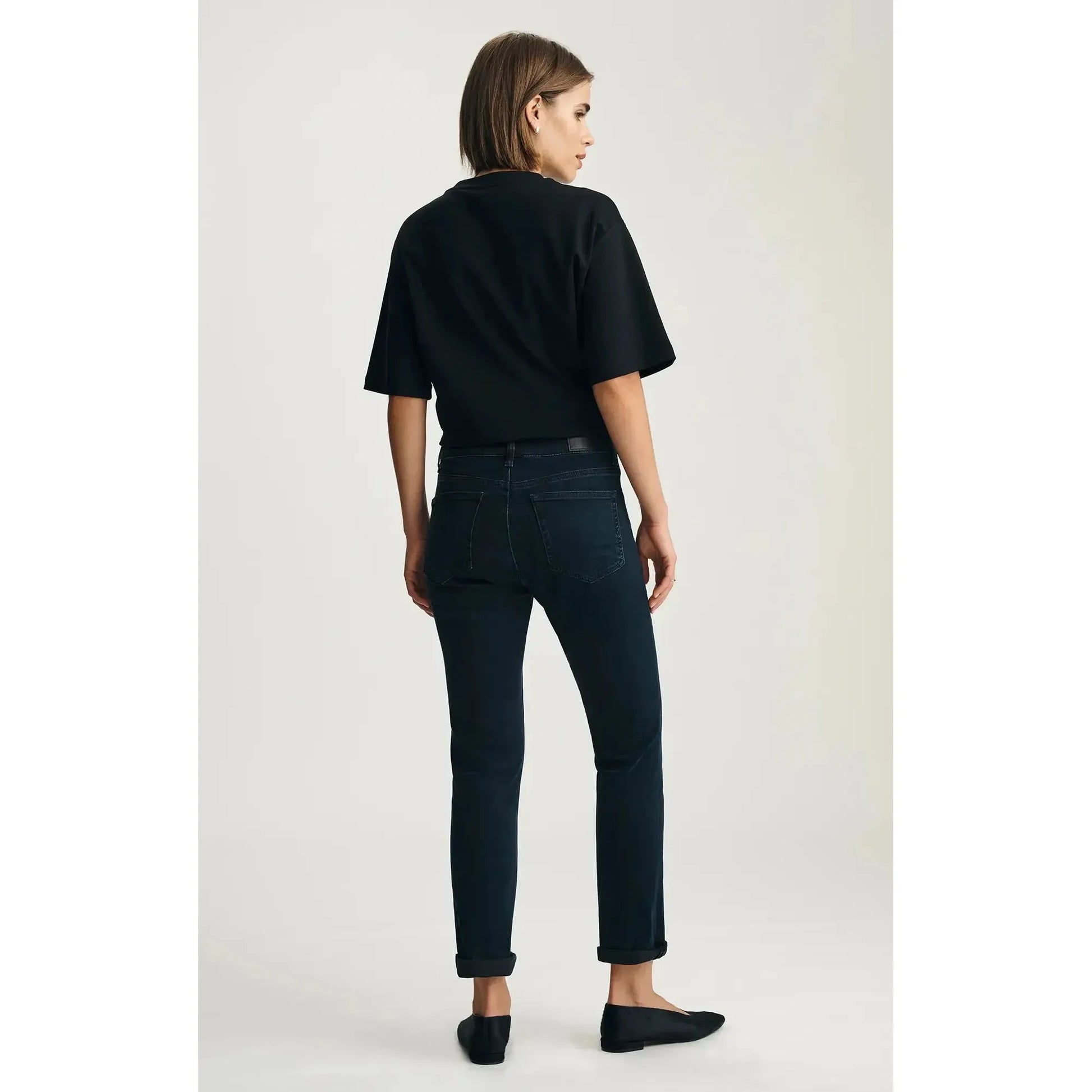 KATHLEEN INK FEATHER LUXE FEATHER BLUE-LADIES DENIM-MAVI-JB Evans Fashions & Footwear