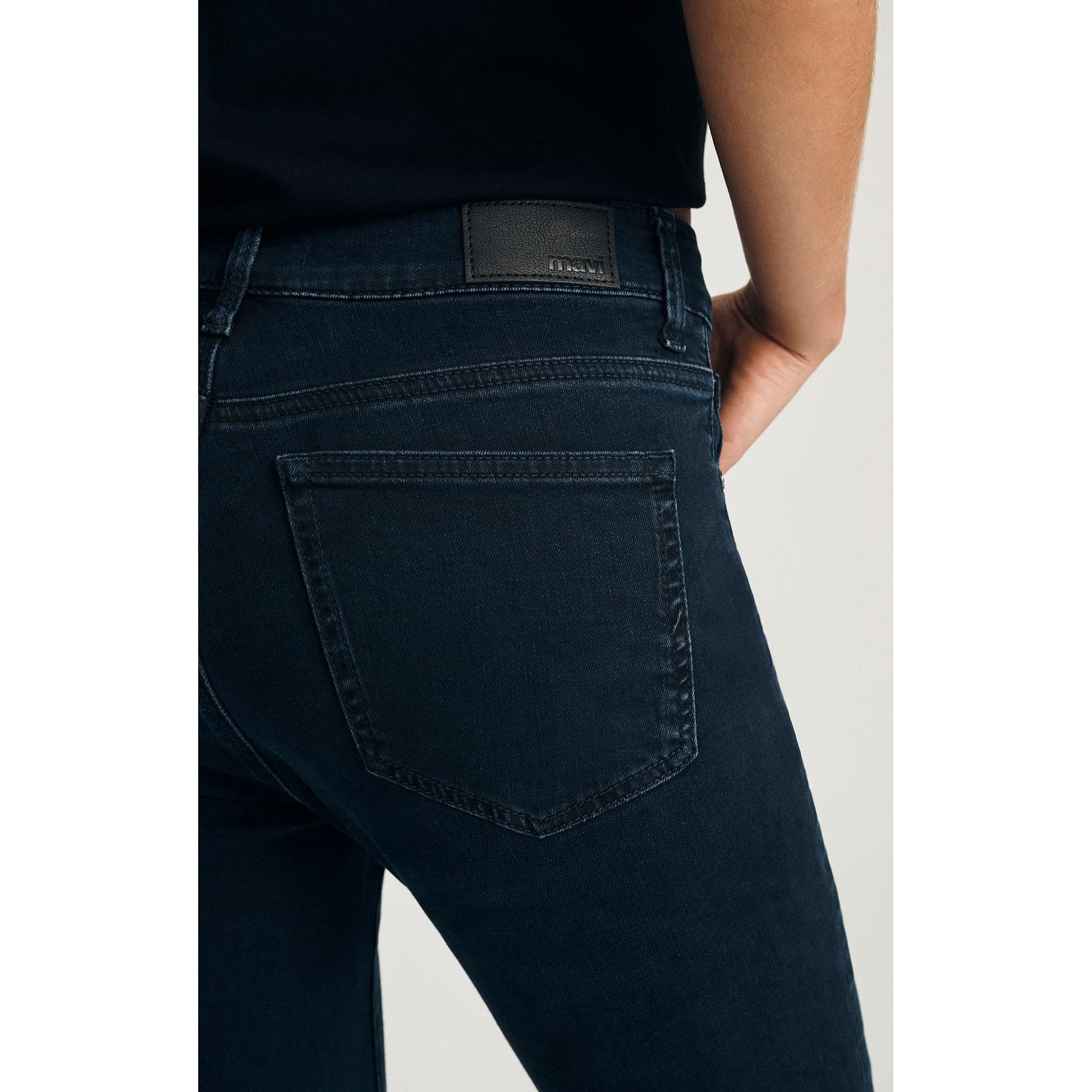 KATHLEEN INK FEATHER LUXE FEATHER BLUE-LADIES DENIM-MAVI-JB Evans Fashions & Footwear