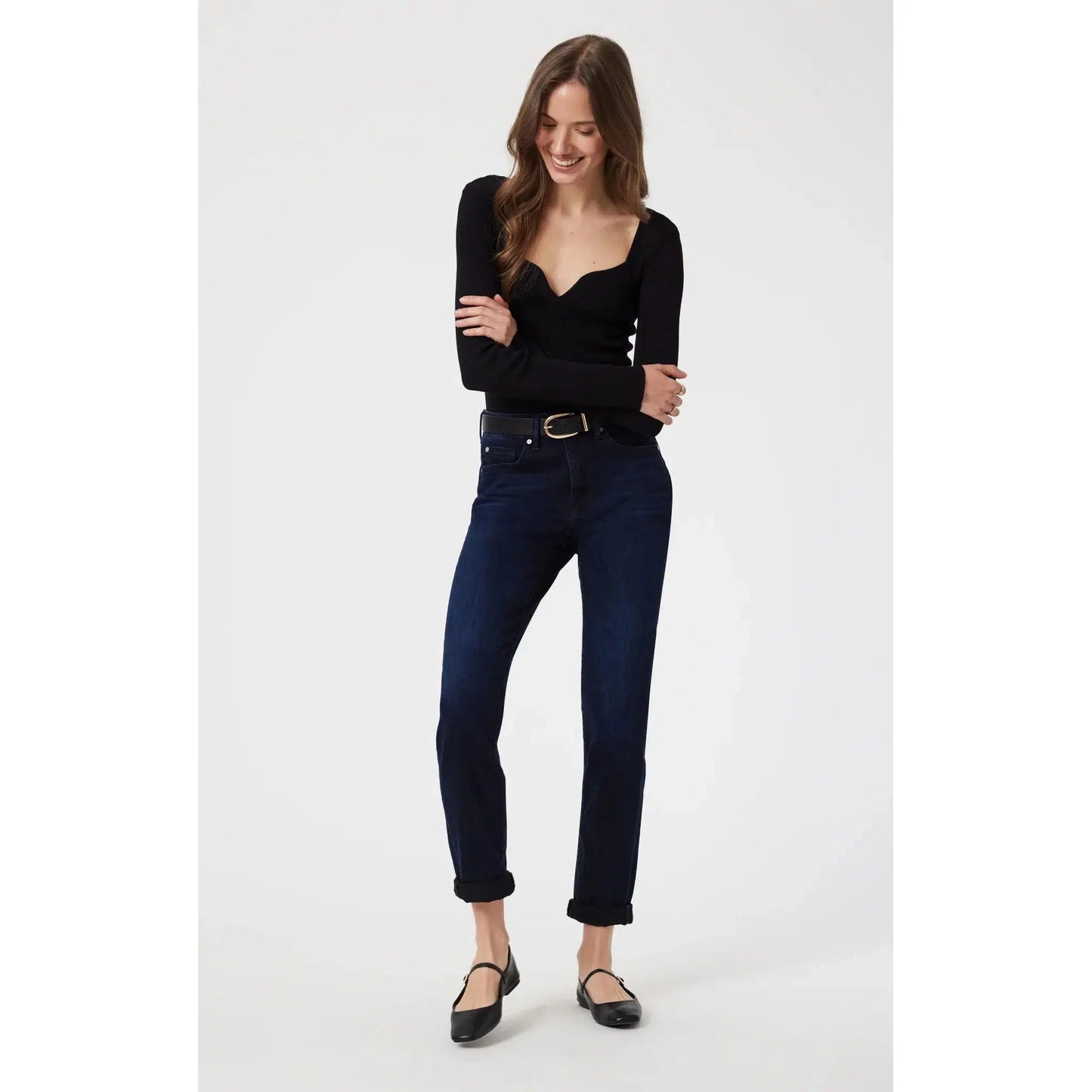 KATHLEEN MIDNIGHT FEATHER BLUE-LADIES DENIM-MAVI-JB Evans Fashions & Footwear