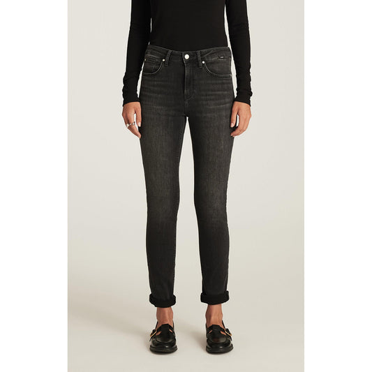 KATHLEEN SMOKE BRUSHED FEATHER BLUE-LADIES DENIM-MAVI-JB Evans Fashions & Footwear