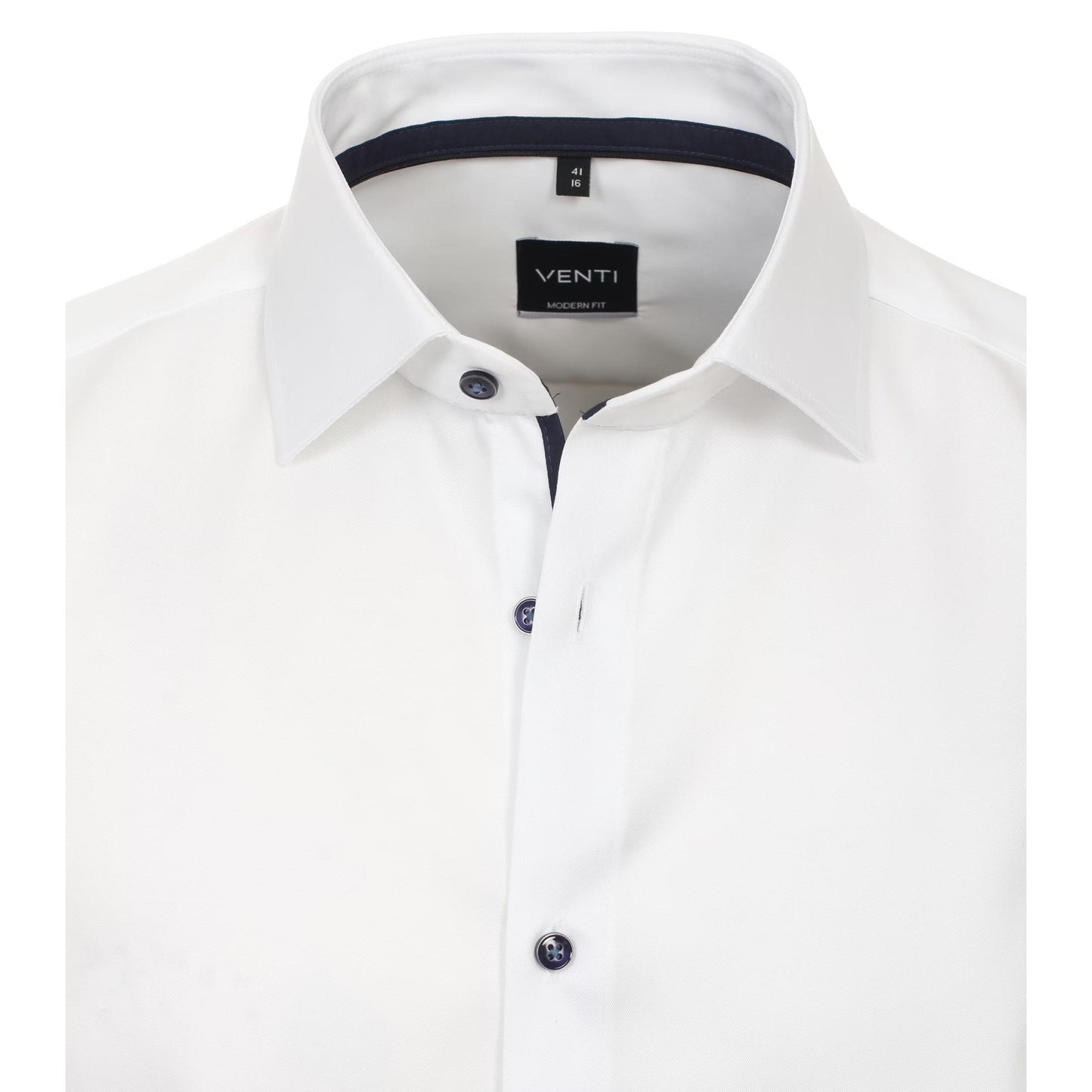 KENT MODERN FIT NAVY BUTTON-MENS DRESS SHIRTS-VENTI-JB Evans Fashions & Footwear