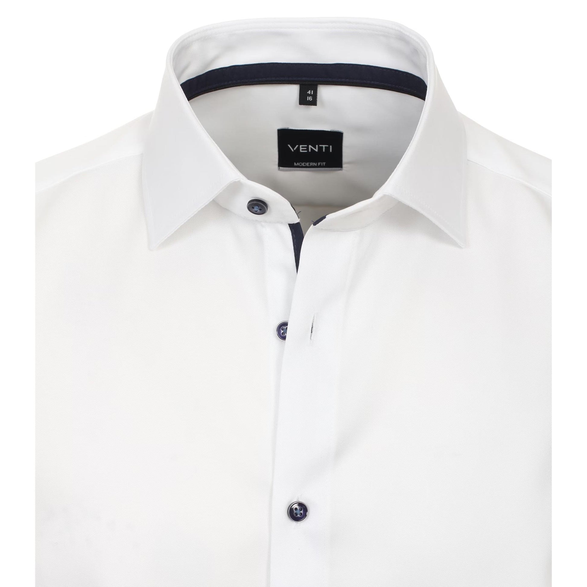 KENT MODERN FIT NAVY BUTTON-MENS DRESS SHIRTS-VENTI-JB Evans Fashions & Footwear