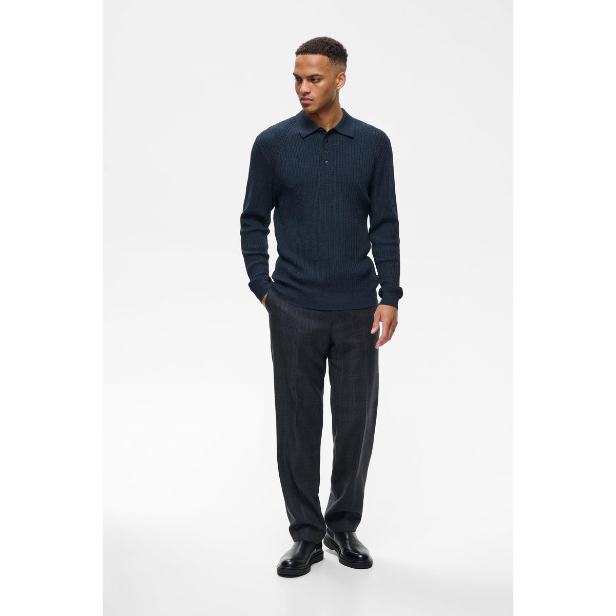 KERONE L/S KNIT POLO-MENS T-SHIRTS & POLO'S-MATINIQUE-JB Evans Fashions & Footwear