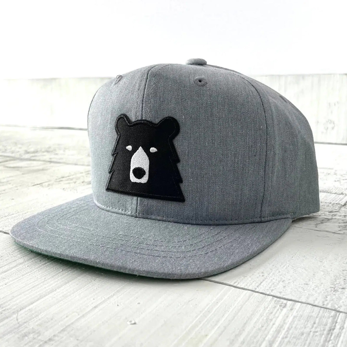 KIDS & YOUTH SNAPBACK HEATHER WITH BLACK BEAR-YOUTH-NORTH STANDARD TRADI-JB Evans Fashions & Footwear