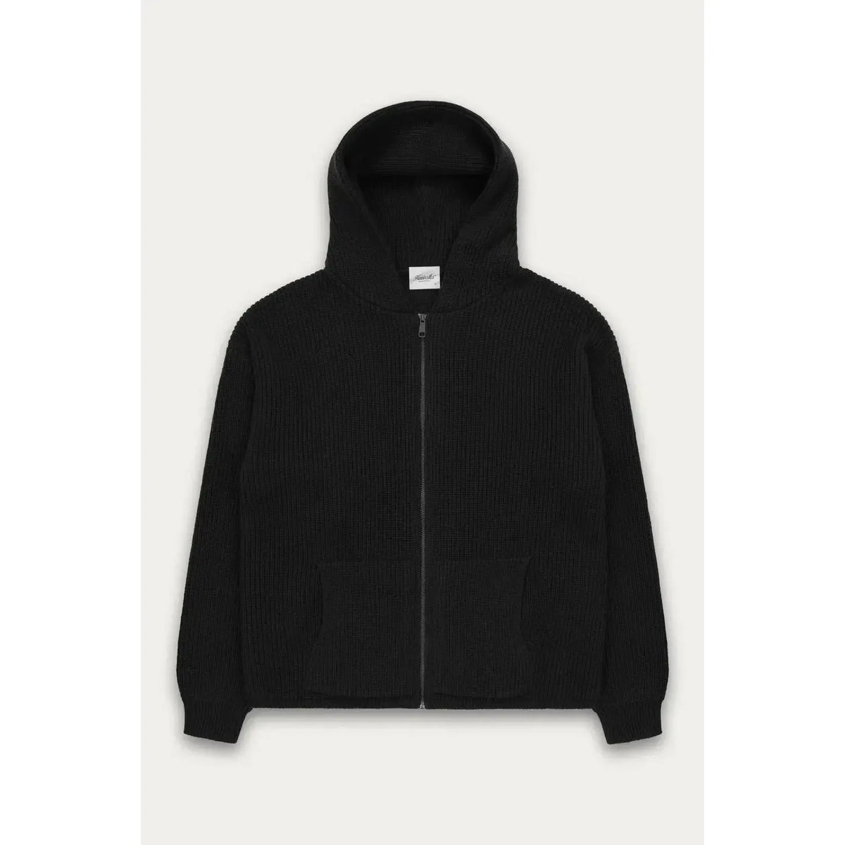 KNITTED ZIP HOODIE-MENS SWEATERS & KNITS-KUWALLA-JB Evans Fashions & Footwear