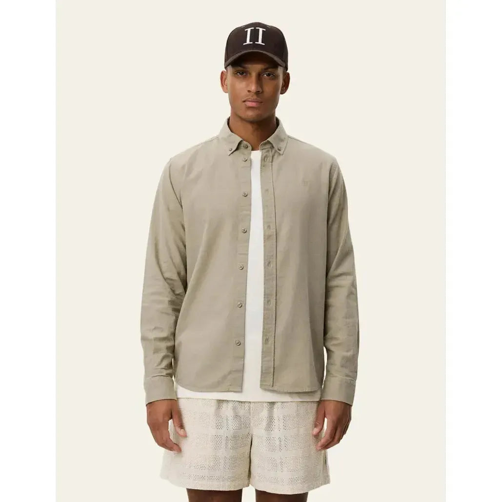 KONRAD COTTON LINEN SHIRT-MENS SHIRTS-LES DEUX-JB Evans Fashions & Footwear