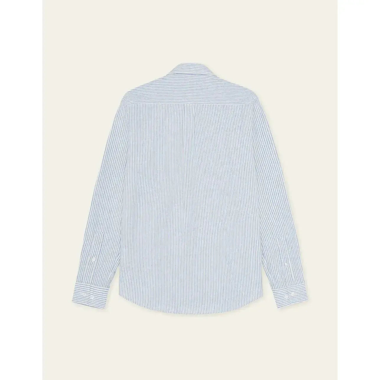 KONRAD STRIPE COTTON LINEN SHIRT-MENS SHIRTS-LES DEUX-JB Evans Fashions & Footwear