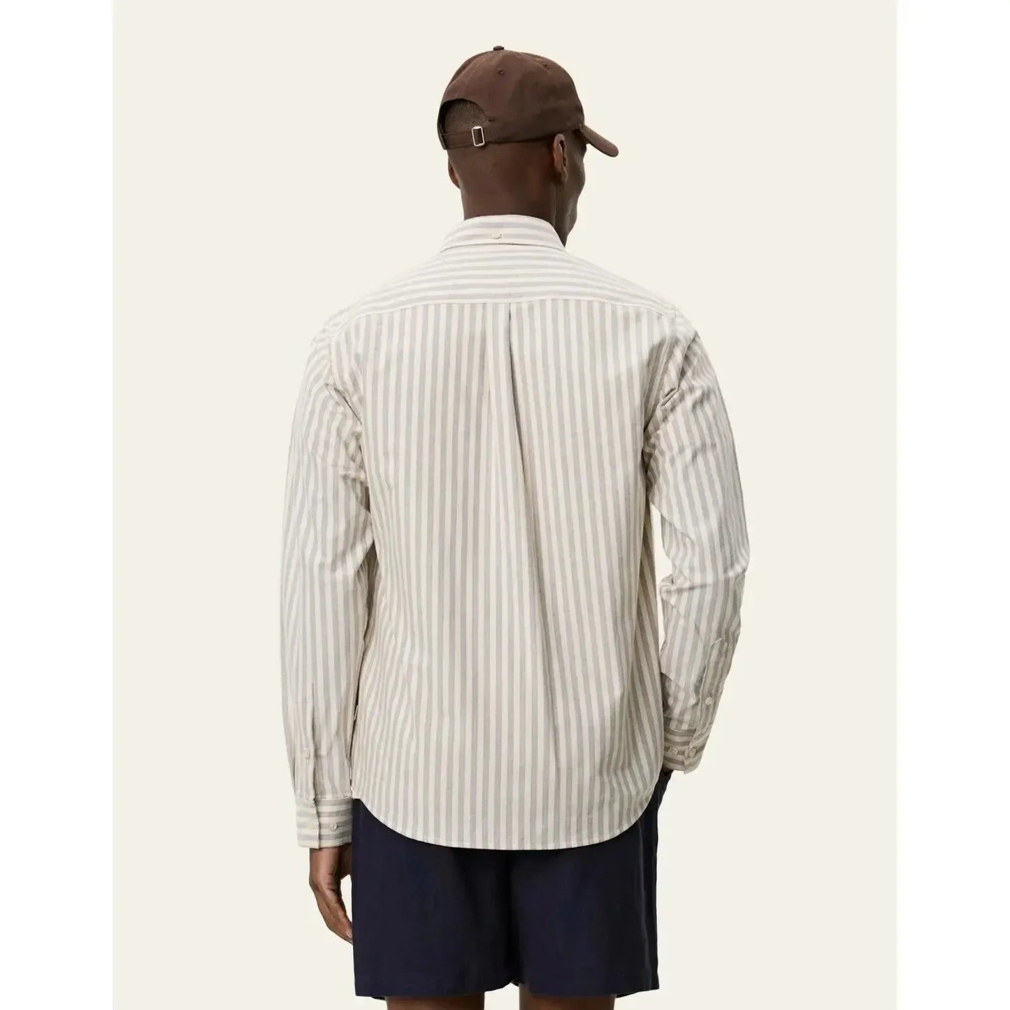 KONRAD STRIPED OXFORD SHIRT-MENS SHIRTS-LES DEUX-JB Evans Fashions & Footwear