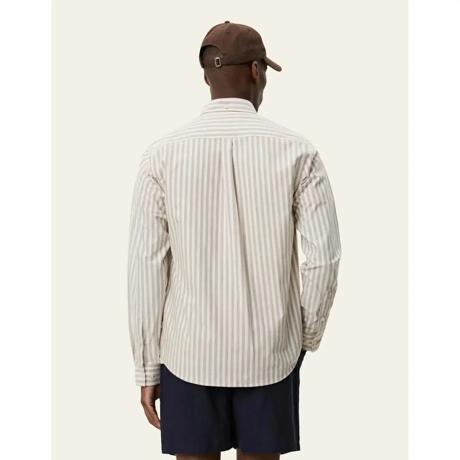 KONRAD STRIPED OXFORD SHIRT-MENS SHIRTS-LES DEUX-JB Evans Fashions & Footwear