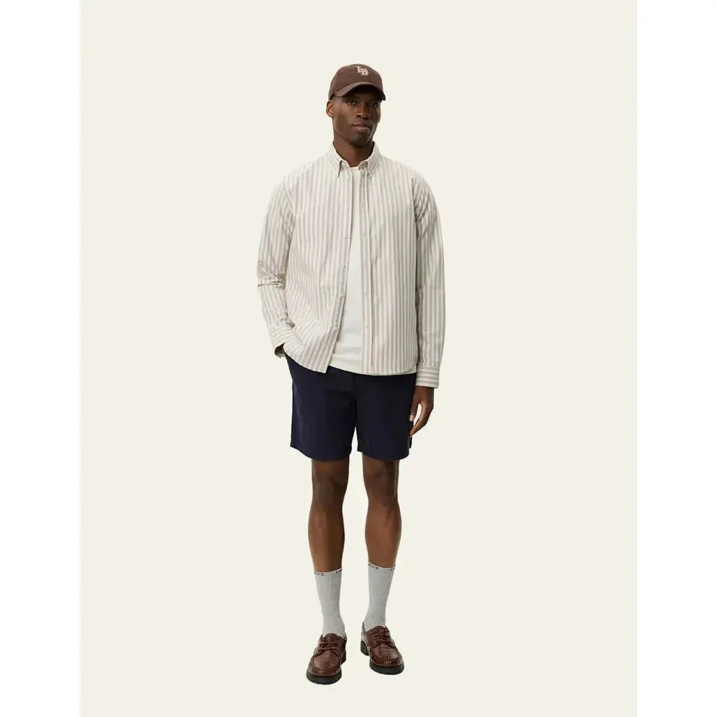 KONRAD STRIPED OXFORD SHIRT-MENS SHIRTS-LES DEUX-JB Evans Fashions & Footwear