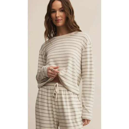 LAID BACK STRIPE TOP-LADIES LOUNGE & SLEEPWEAR-Z SUPPLY-JB Evans Fashions & Footwear