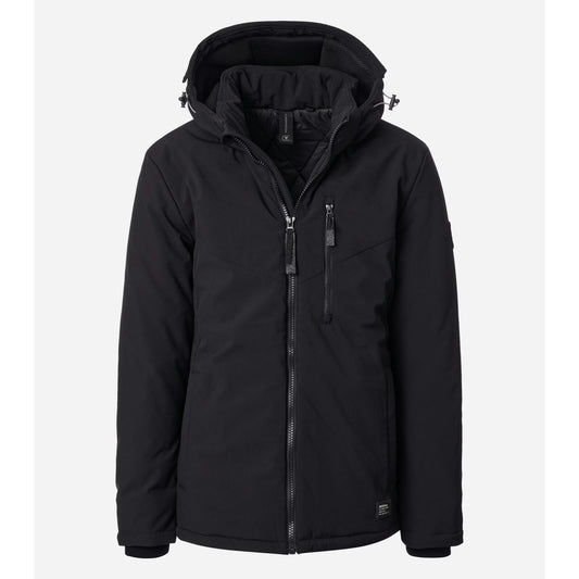 LANGE JACKET WITH REMOVEABLE HOOD-MENS WINTER COATS & JACKETS-CASA C MODA-JB Evans Fashions & Footwear