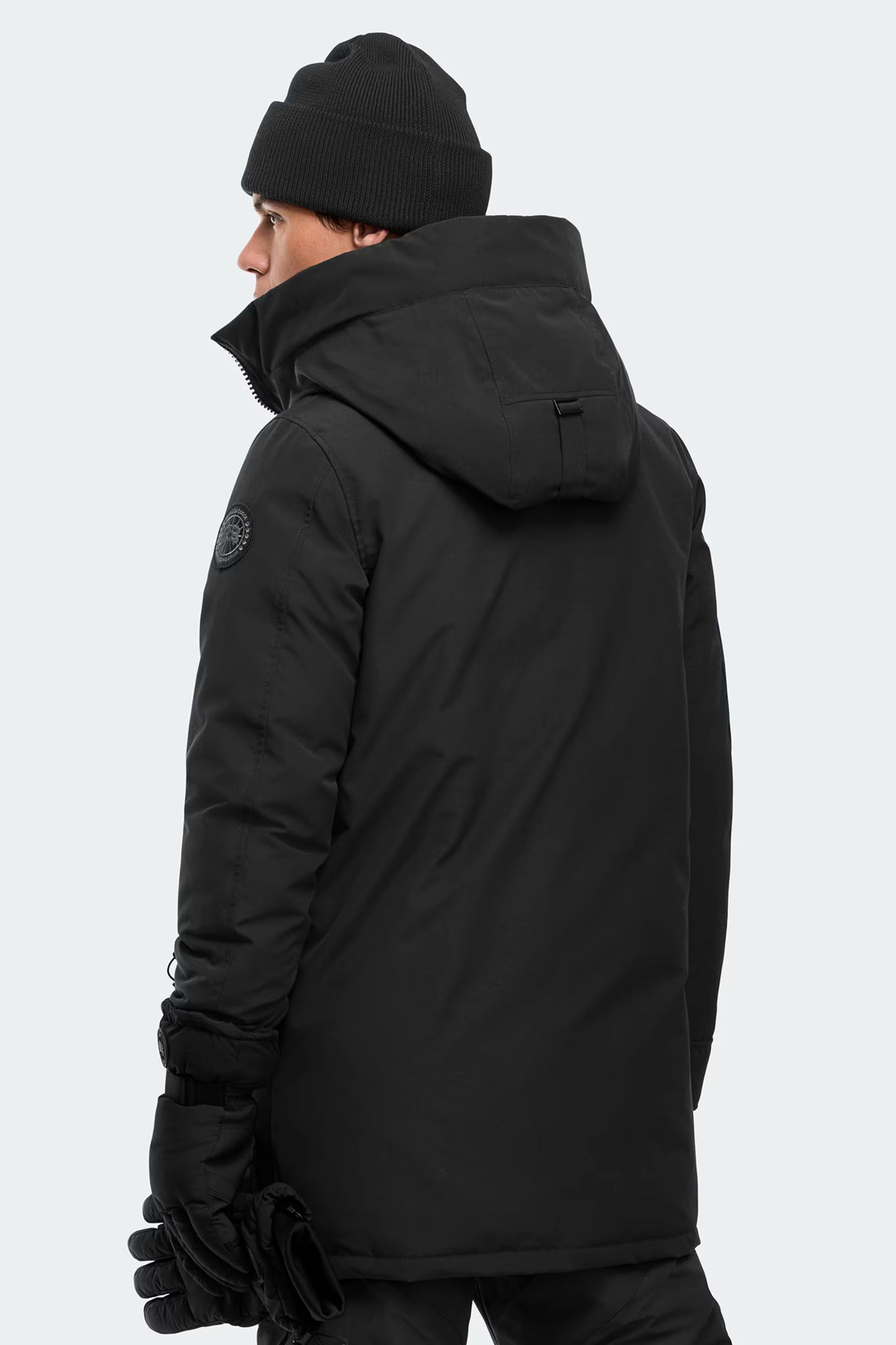 LANGFORD PARKA BLACK DISC-MENS WINTER COATS & JACKETS-CANADA GOOSE-JB Evans Fashions & Footwear