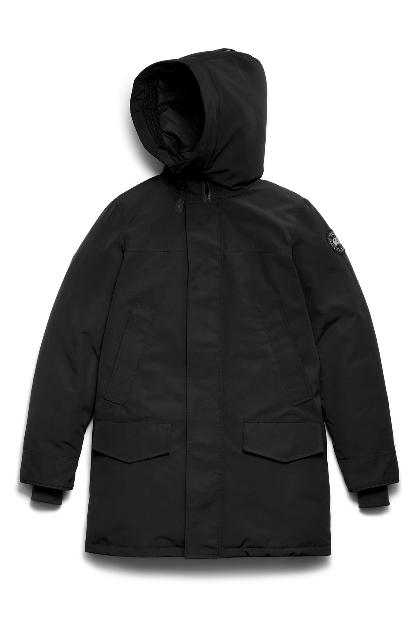 LANGFORD PARKA BLACK DISC-MENS WINTER COATS & JACKETS-CANADA GOOSE-JB Evans Fashions & Footwear