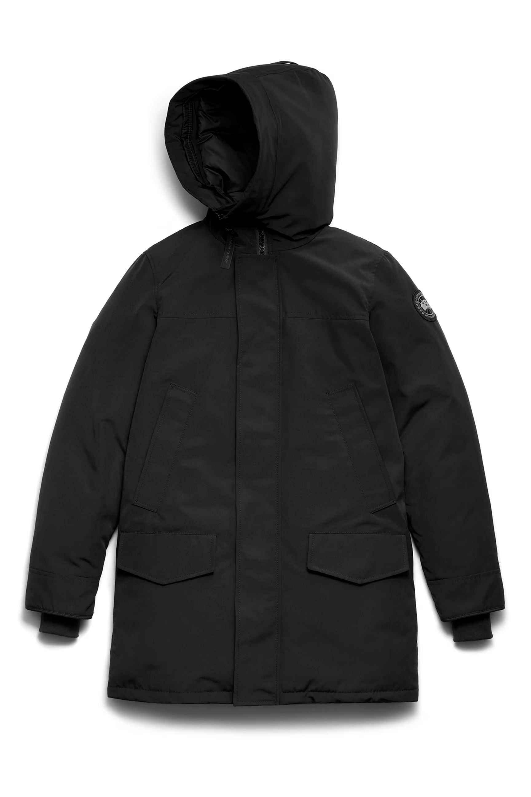 LANGFORD PARKA BLACK DISC-MENS WINTER COATS & JACKETS-CANADA GOOSE-JB Evans Fashions & Footwear