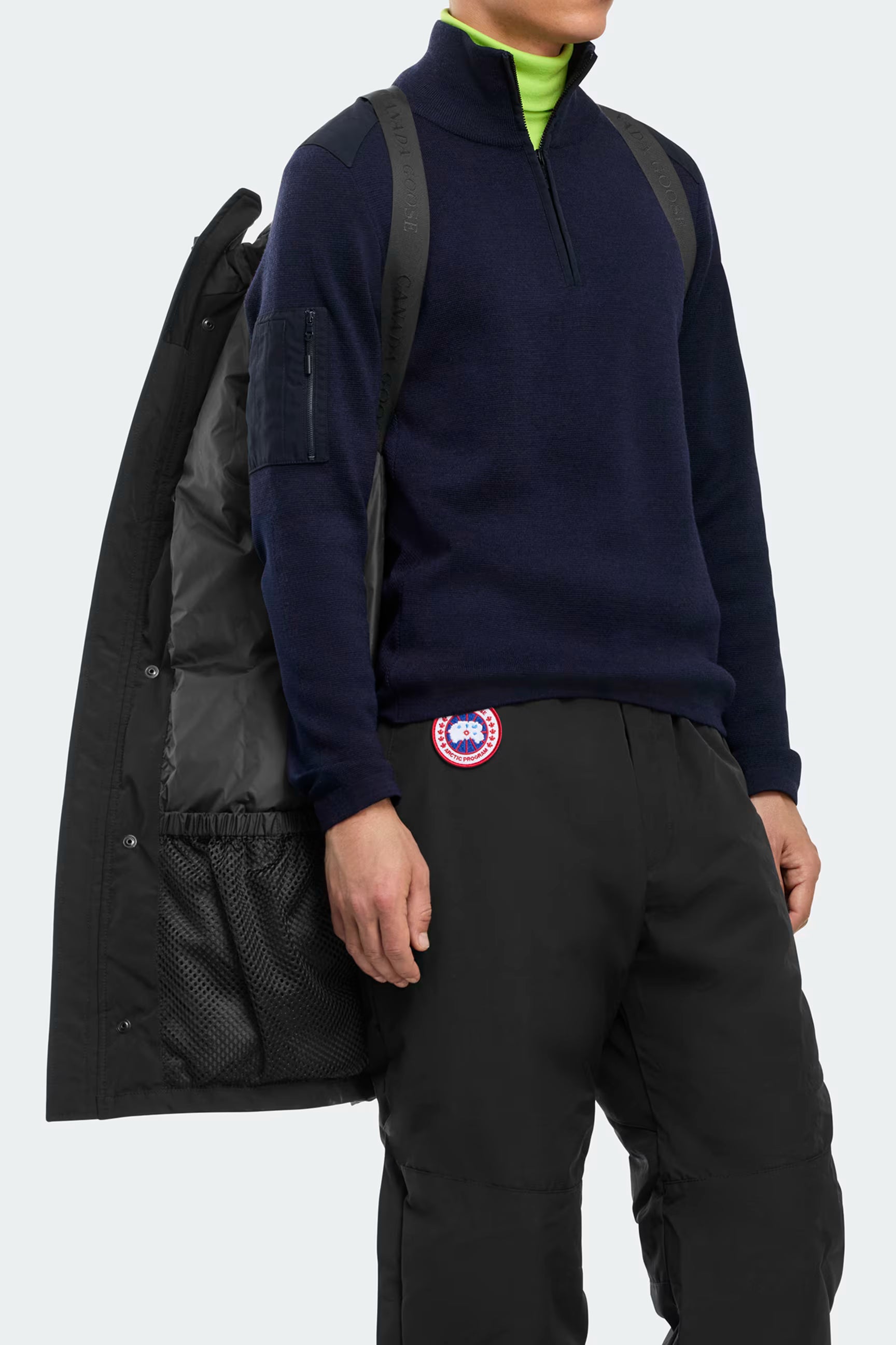 LANGFORD PARKA BLACK DISC-MENS WINTER COATS & JACKETS-CANADA GOOSE-JB Evans Fashions & Footwear