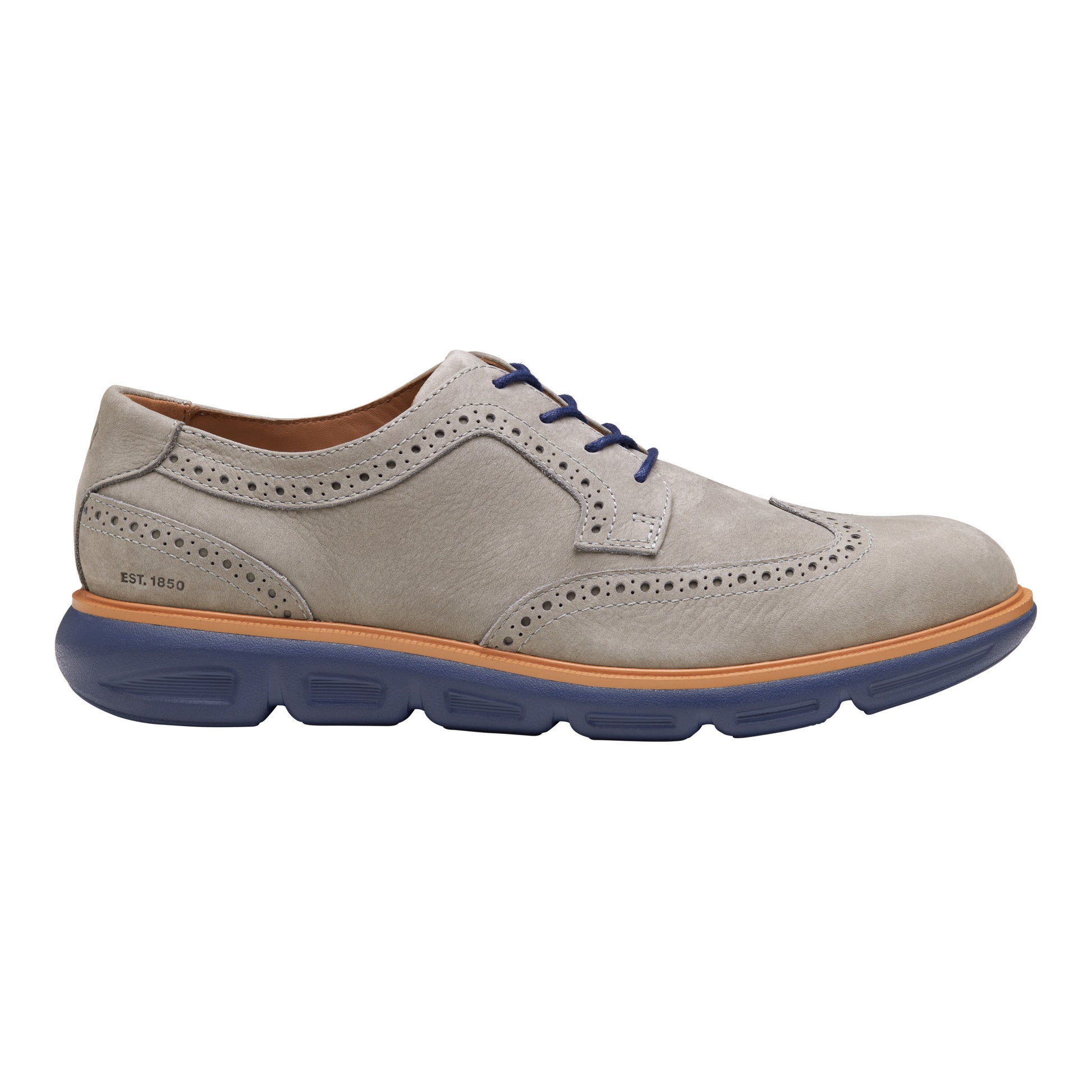 LARKIN WINGTIP-MENS CASUAL FOOTWEAR-JOHNSTON & MURPHY-JB Evans Fashions & Footwear