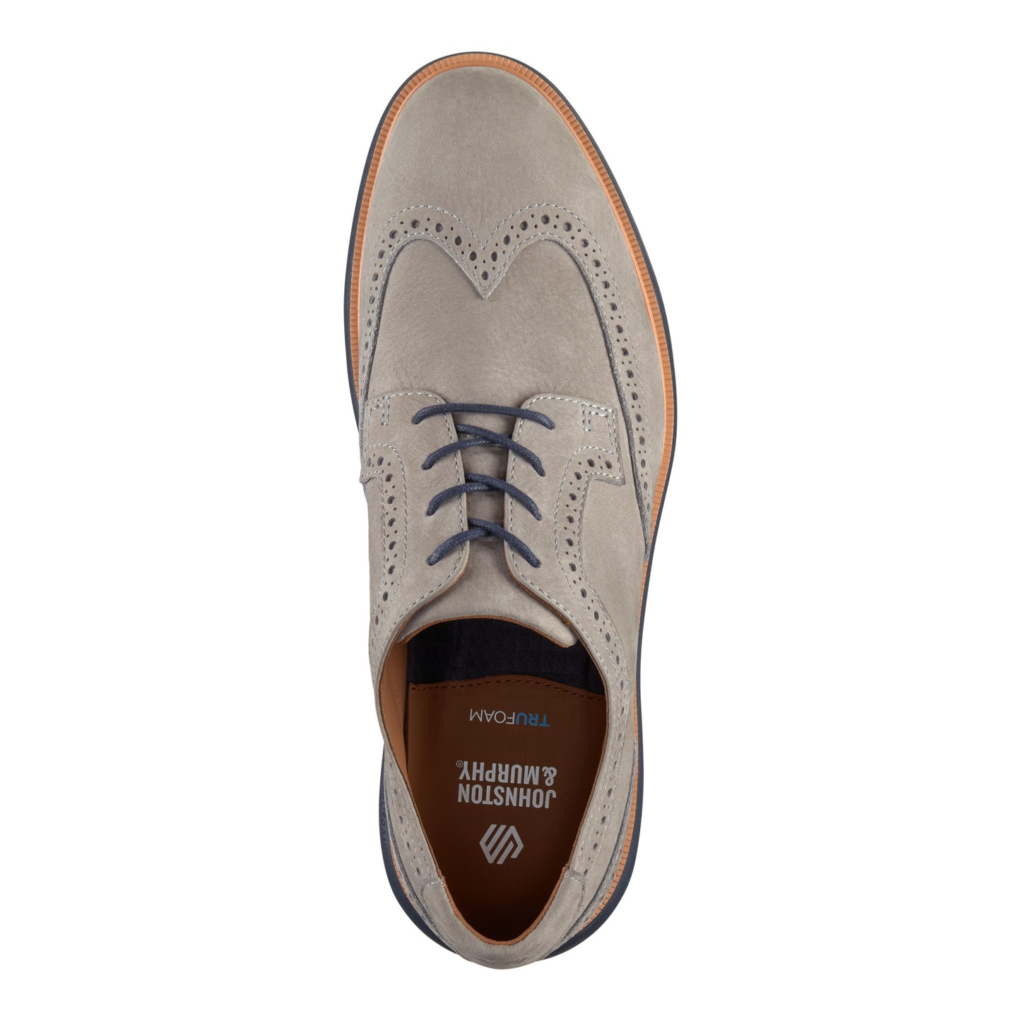 LARKIN WINGTIP-MENS CASUAL FOOTWEAR-JOHNSTON & MURPHY-JB Evans Fashions & Footwear