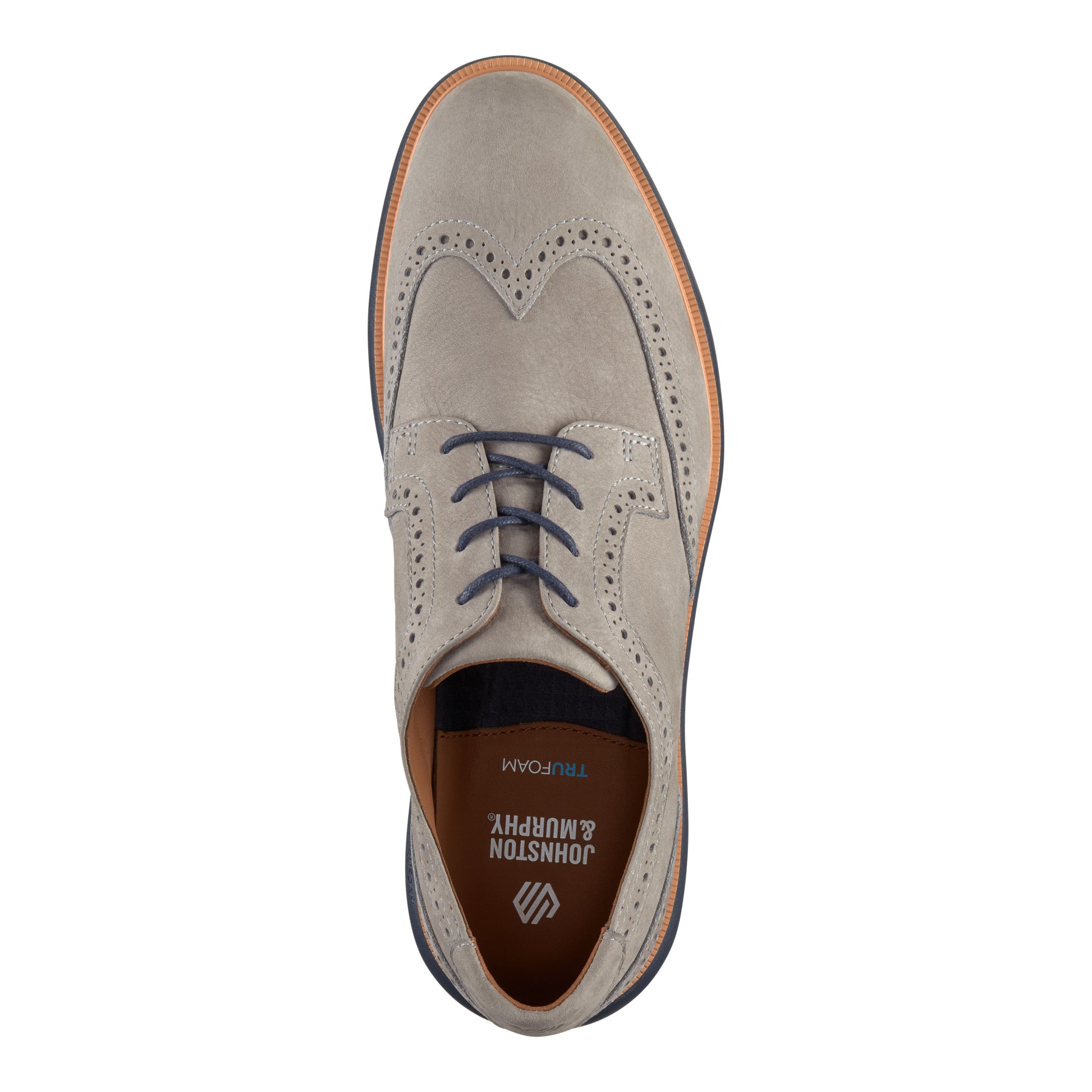 LARKIN WINGTIP-MENS CASUAL FOOTWEAR-JOHNSTON & MURPHY-JB Evans Fashions & Footwear