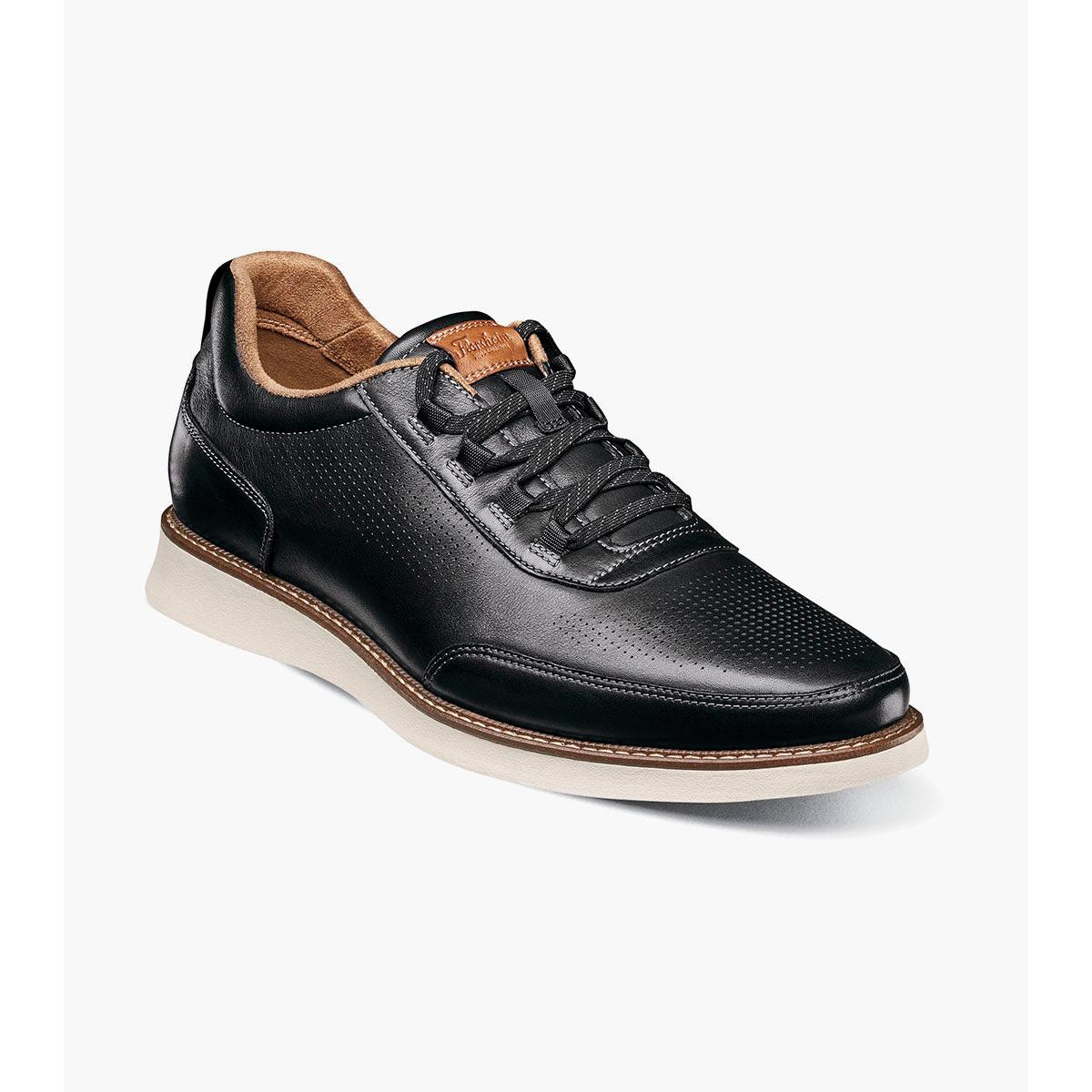 LAUNCH ELASTIC LACE BLACK MULTI-MENS CASUAL FOOTWEAR-FLORSHEIM-JB Evans Fashions & Footwear