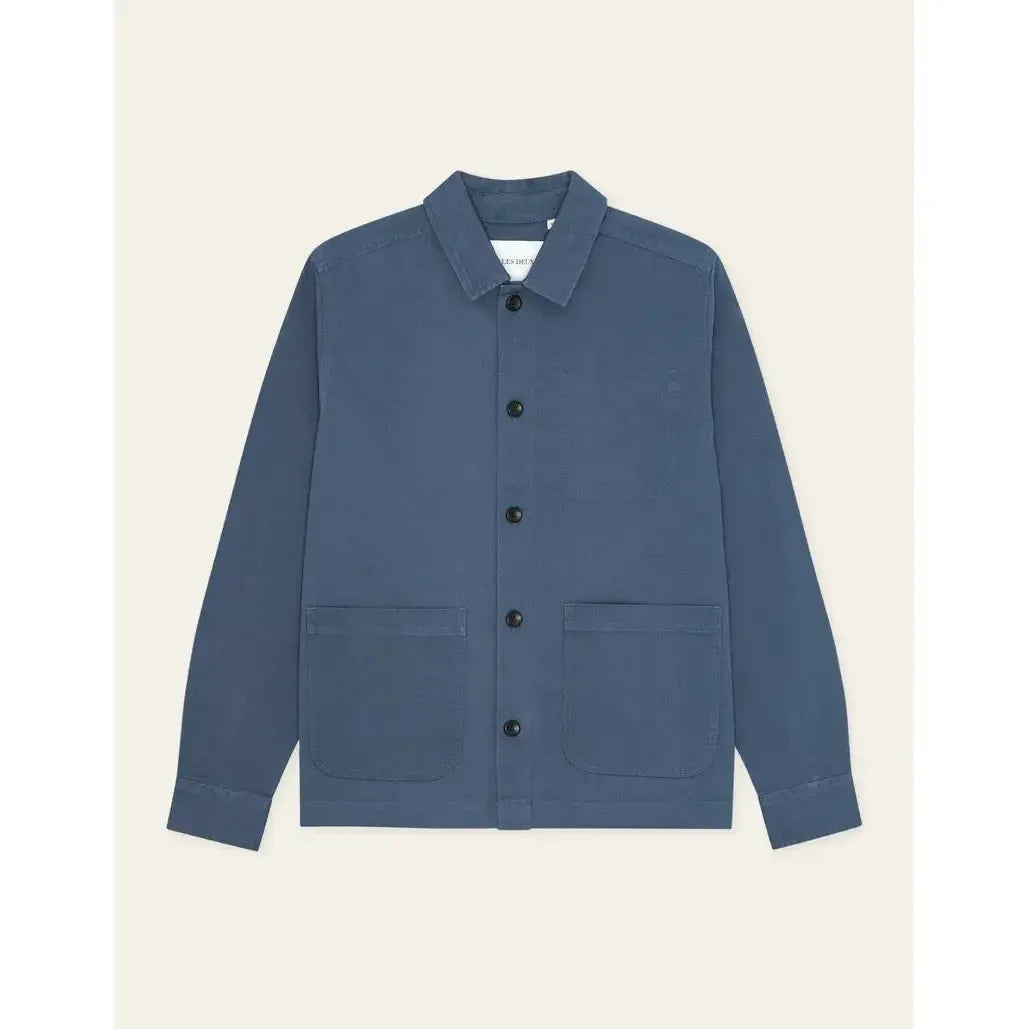LAYTON COTTON OVERSHIRT-MENS SHIRTS-LES DEUX-JB Evans Fashions & Footwear
