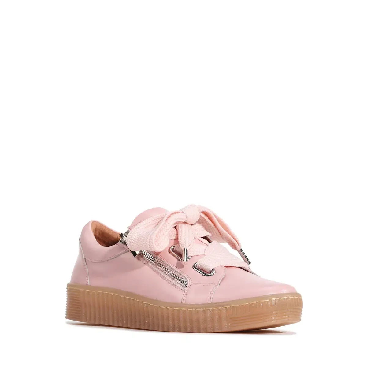 LEATHER SNEAKER-LADIES SNEAKERS-EOS FOOTWEAR-JB Evans Fashions & Footwear