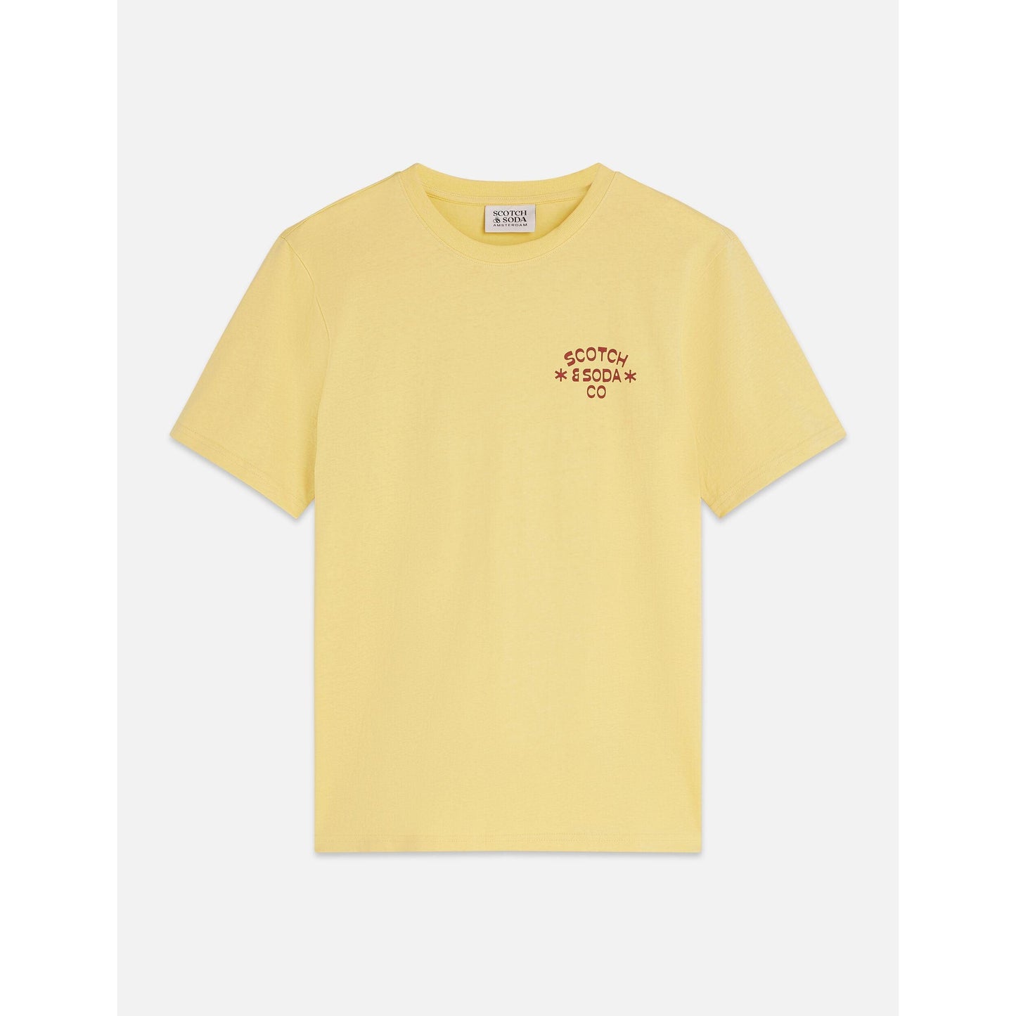 LEFT CHEST ARTWORK REGULAR FIT T-SHIRT-MENS T-SHIRTS & POLO'S-SCOTCH & SODA-JB Evans Fashions & Footwear