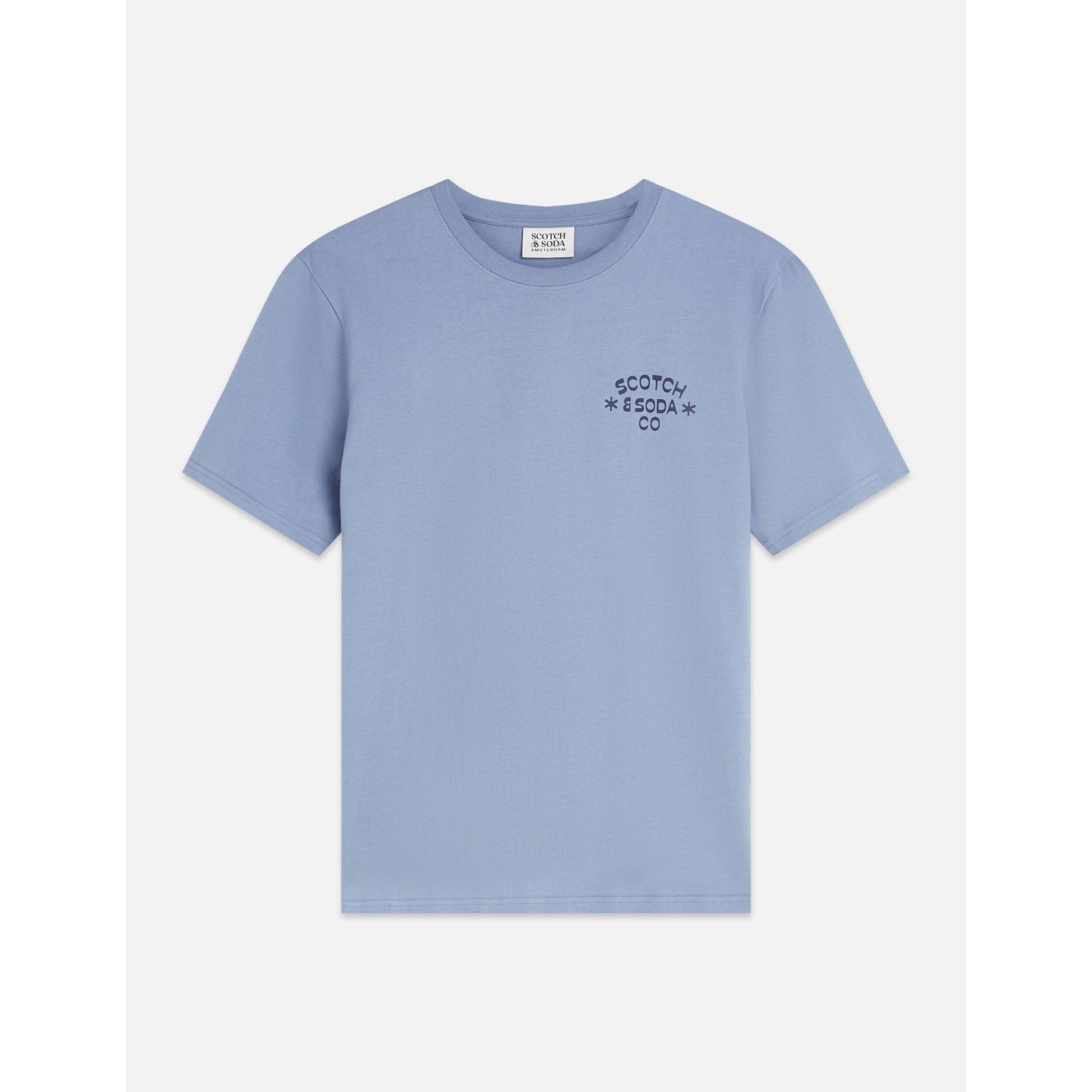 LEFT CHEST ARTWORK REGULAR FIT TEE-MENS T-SHIRTS & POLO'S-SCOTCH & SODA-JB Evans Fashions & Footwear