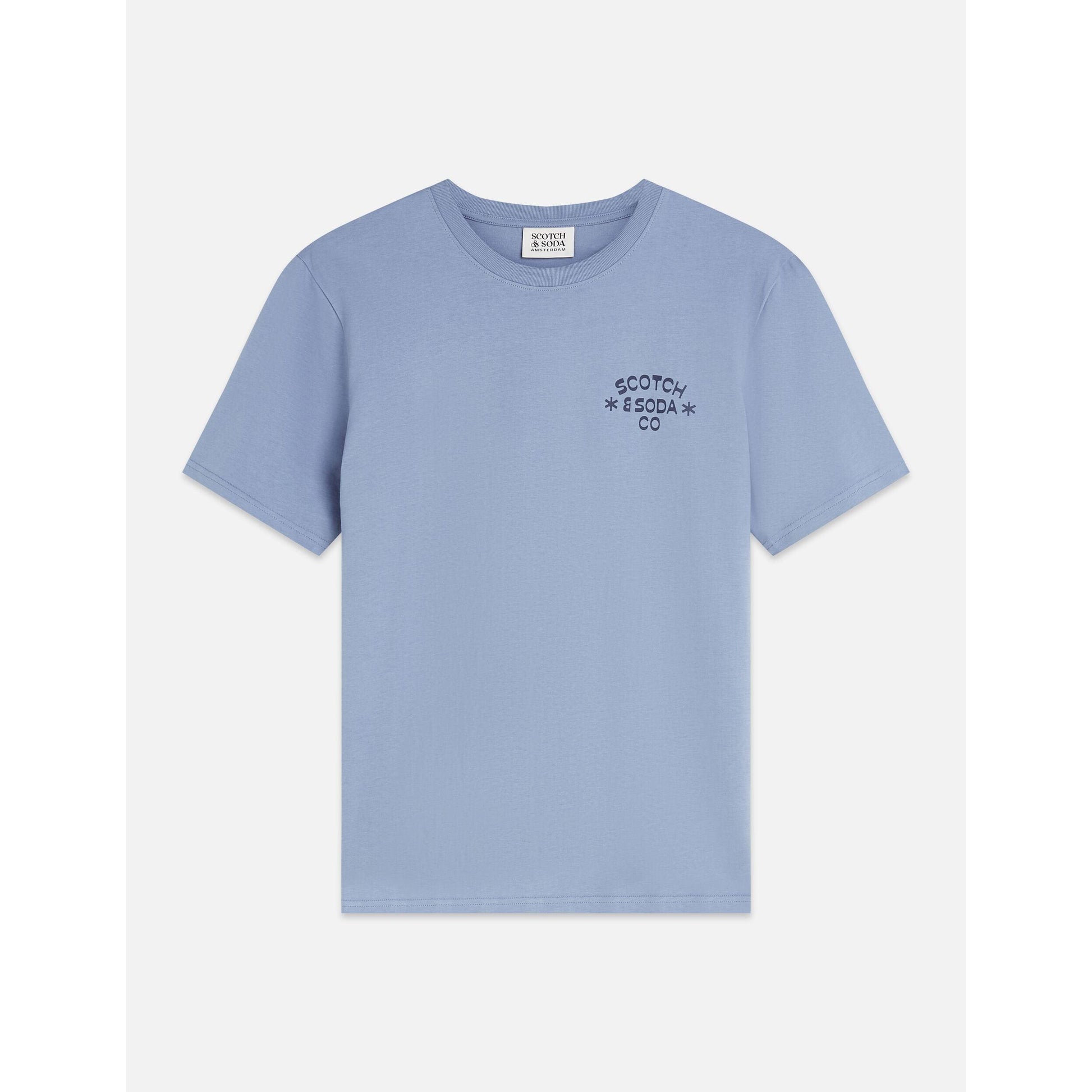 LEFT CHEST ARTWORK REGULAR FIT TEE-MENS T-SHIRTS & POLO'S-SCOTCH & SODA-JB Evans Fashions & Footwear