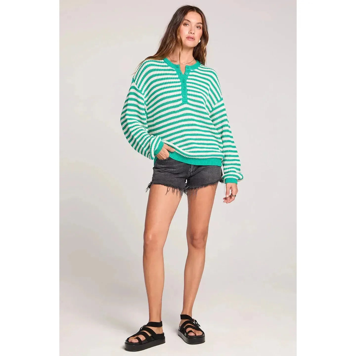 LEILANI SWEATER-LADIES SWEATERS & KNITS-SALTWATER-JB Evans Fashions & Footwear
