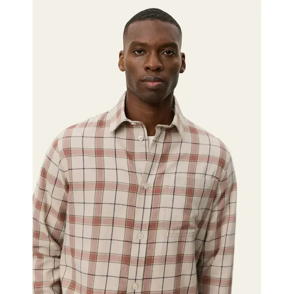 LENNON CHECK OVERSHIRT-MENS SHIRTS-LES DEUX-JB Evans Fashions & Footwear