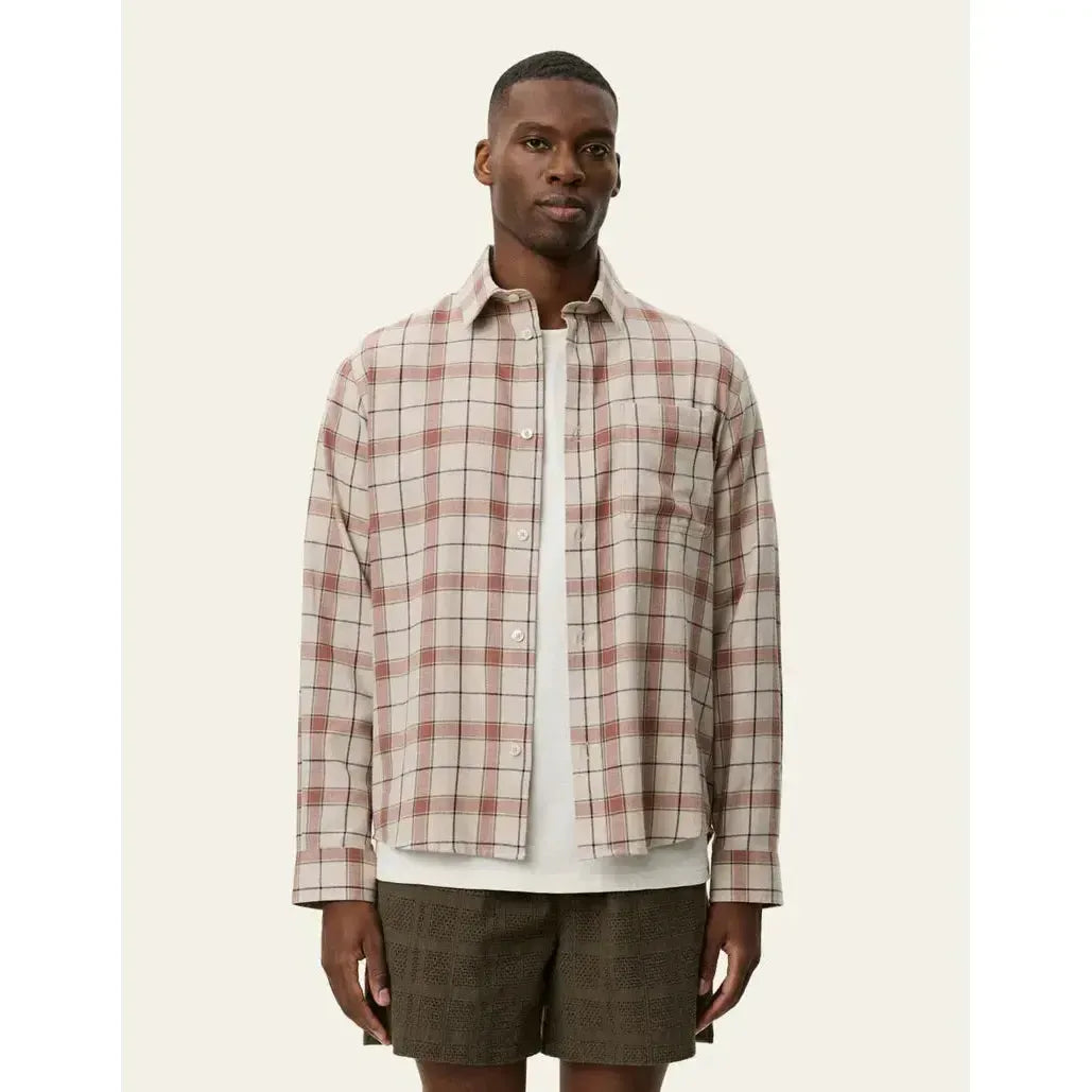 LENNON CHECK OVERSHIRT-MENS SHIRTS-LES DEUX-JB Evans Fashions & Footwear