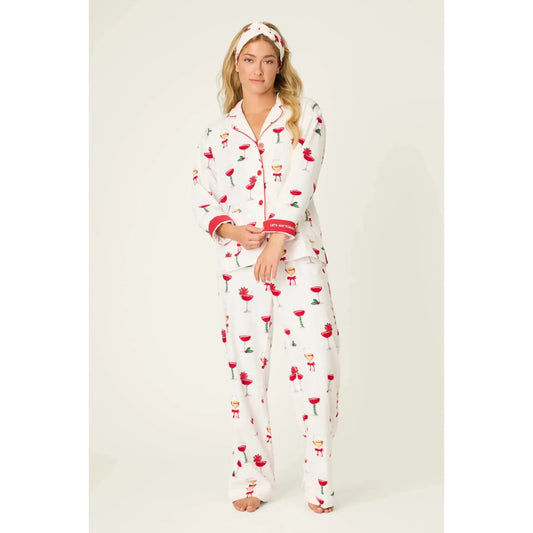 LET'S GET TOASTY FLANNEL PJ SET-LADIES LOUNGE & SLEEPWEAR-PJ SALVAGE-JB Evans Fashions & Footwear
