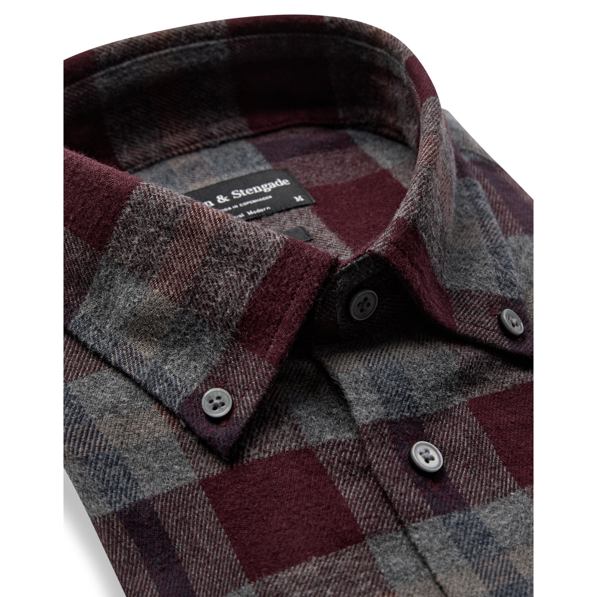 LETSIE CASUAL MODERN FIT-MENS SHIRTS-BRUUN STENGADE-JB Evans Fashions & Footwear